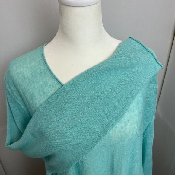 Eileen Fisher Organic Linen Blend Oversized Lightweight Tunic Size L - Picture 2 of 10